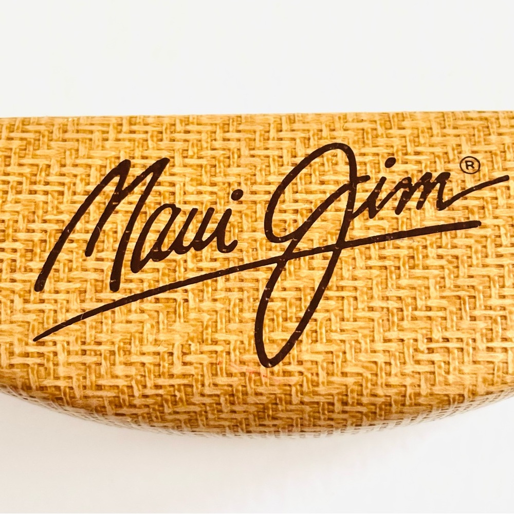 Maui Jim Empty Glasses Case Hardshell Protection Case Unisex Tan Pre-Owned - Picture 2 of 14
